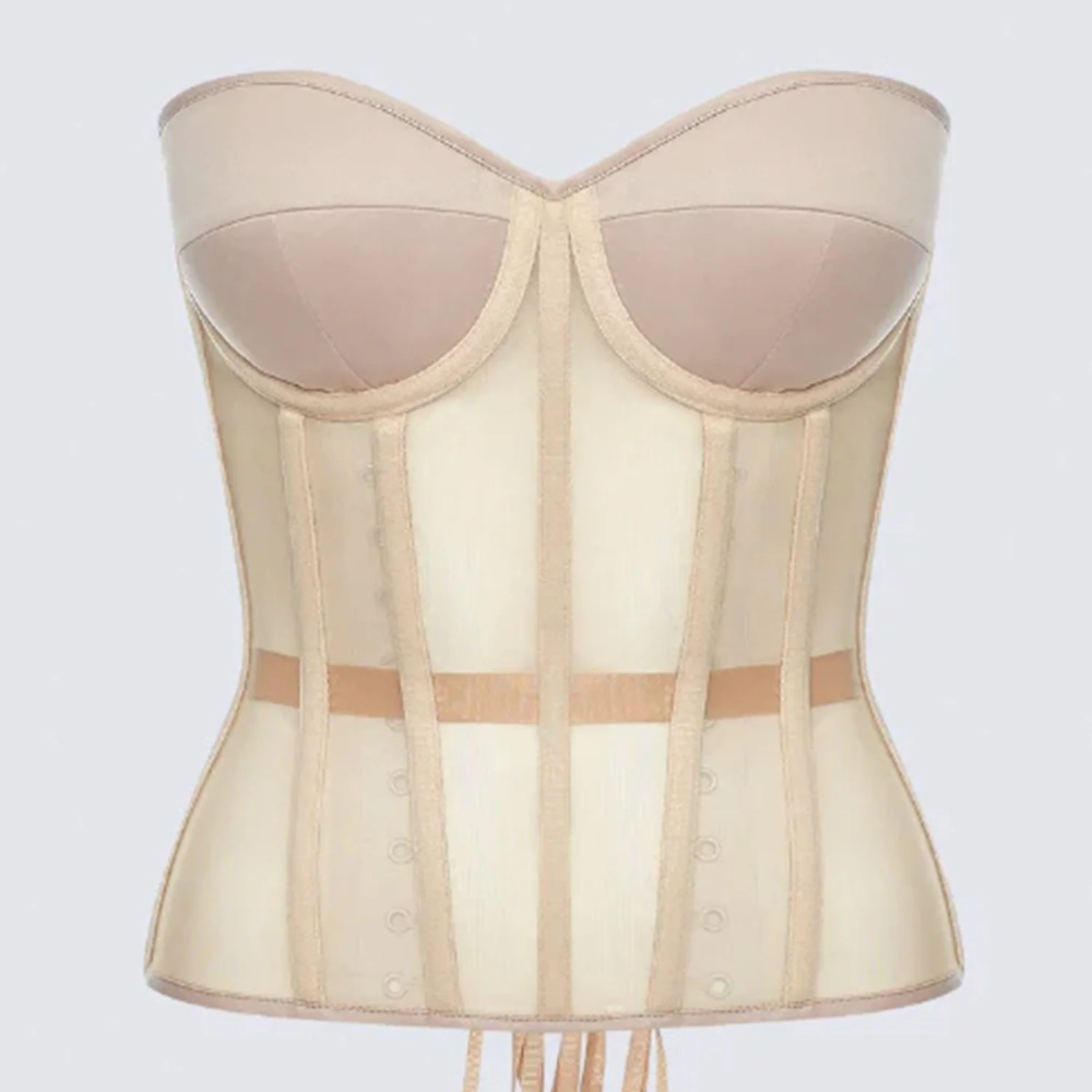 Boning Corset Steel - Gorset damski gorsetowe topy seksowny biustonosz