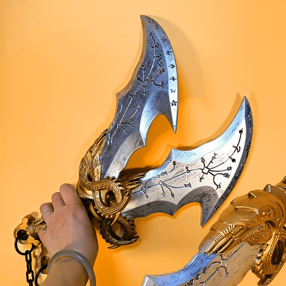 Cosplay Prop Axe - 45cm Katana Kratos z PU, miecz