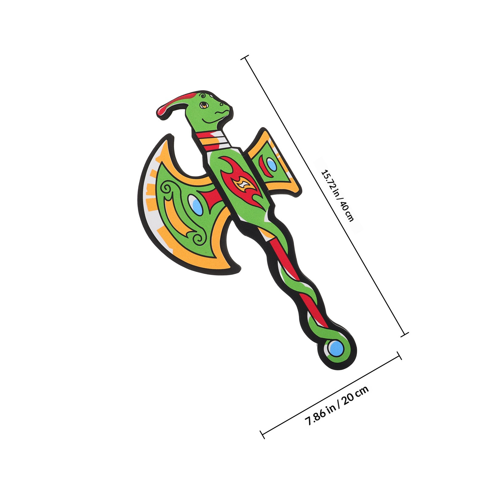 Piankowy dinozaur z siekierą,  – Cosplay Prop Axe recenzja i cena